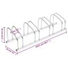 Bike Rack for 4 Bikes Galvanized Steel