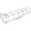 Bike Rack for 6 Bikes Galvanized Steel