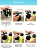 01 Respiratory cylinder rotary connector, scuba cylinder bag protective back bag cylinder link valve pressure relief valve scuba diving equipment