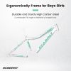 A24208 Ecarpat 24 Inch Mountain Bike, 21-Speed V-Brake, Front Suspension, Carbon Steel Frame Mountain Bike For Teenagers Girls Women Bicycles