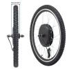 26in 1000W Rear Drive With Tires Bicycle Modification Parts Black